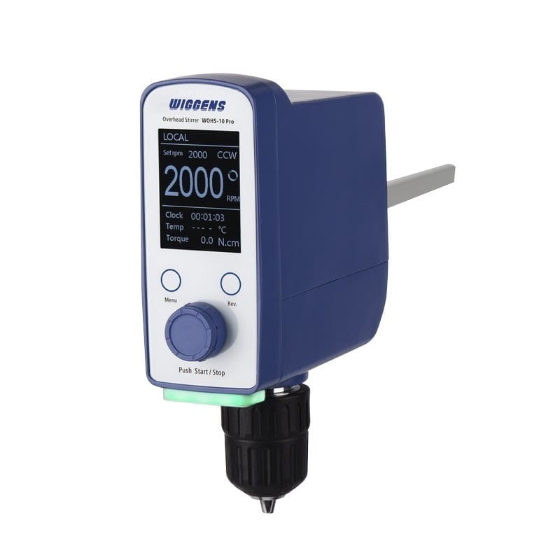 Верхнеприводная мешалка WOHS-10 Pro, со штативом WF12, мешалкой 5.240.8.2