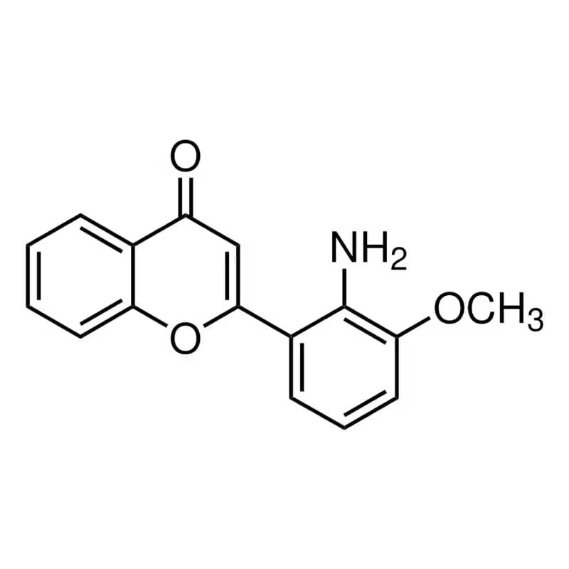 2-(2-Амино-3-метоксифенил-4Н)-1-бензопиран-4-он (PD 98,059)