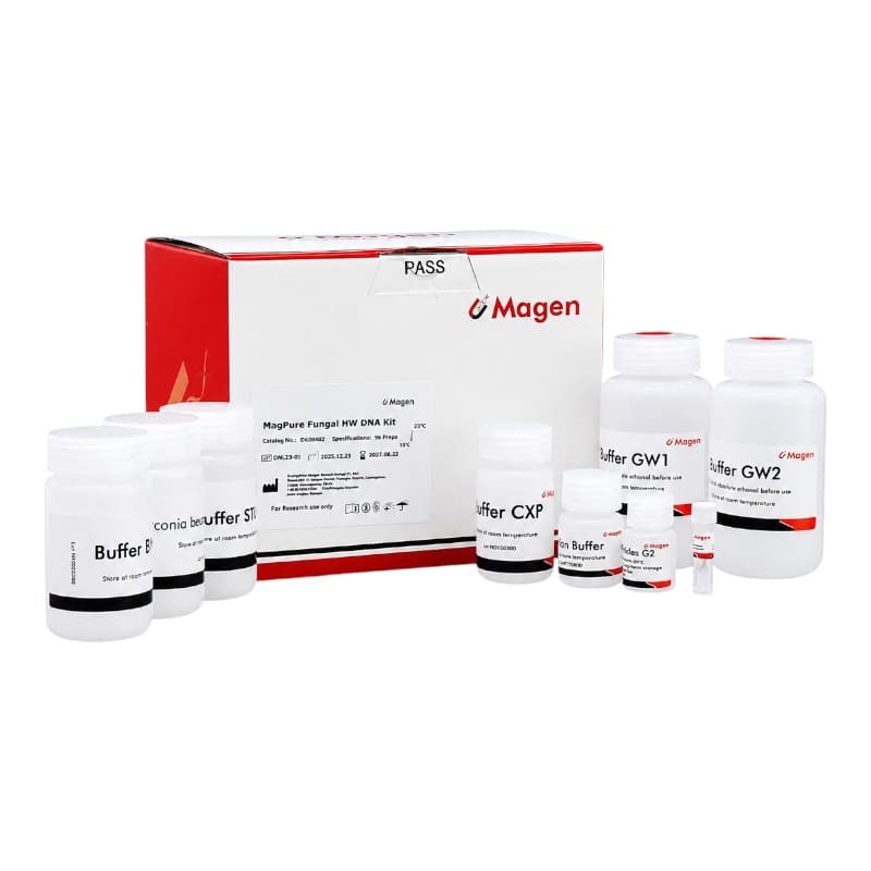 Набор MagPure Fungal HW DNA Kit для выделения высокомолекулярной ДНК из грибов на магнитных частицах