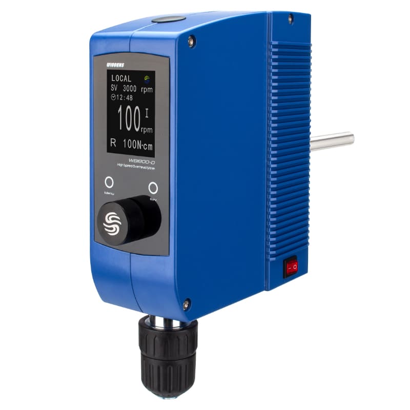 Верхнеприводная мешалка с высоким крутящим моментом WB1800-D, со штативом WH22-D, мешалкой 9004